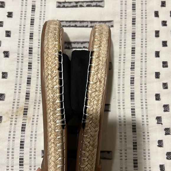 Old navy black espadrille flat slides - Picture 4 of 5